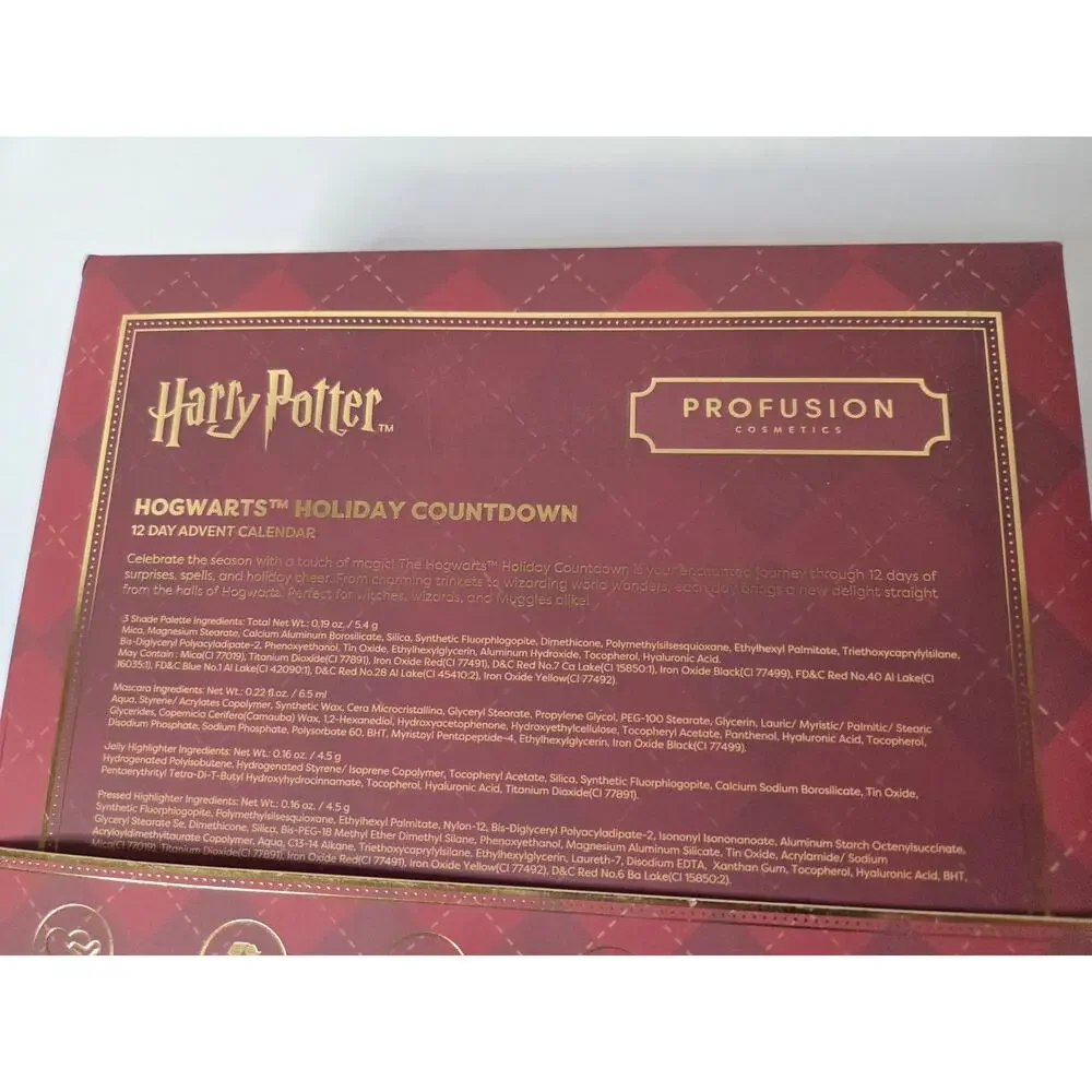Harry Potter x Profusion‎ Cosmetics Mega Bundle Hogwarts Holiday Advent Palette